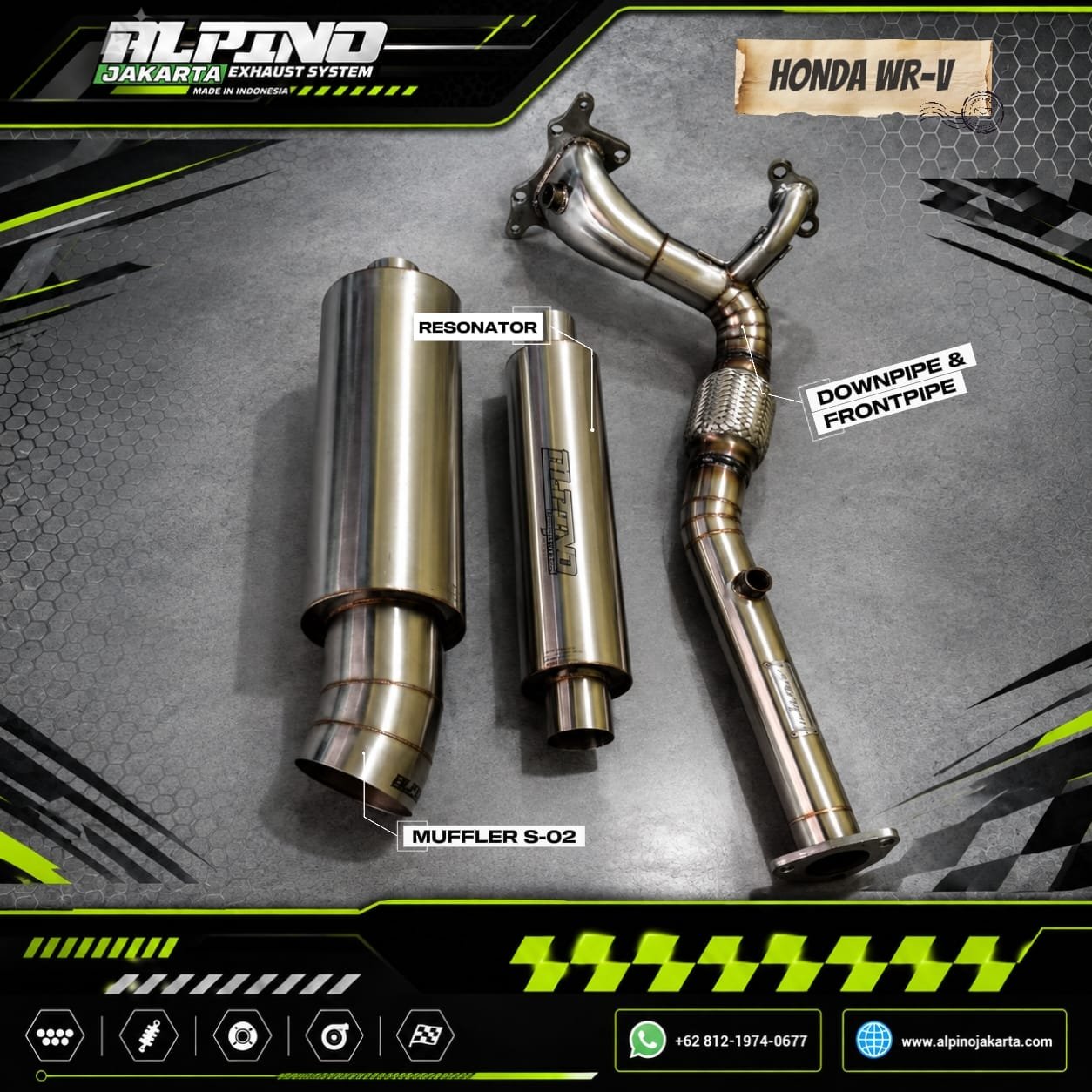 Knalpot Honda WRV